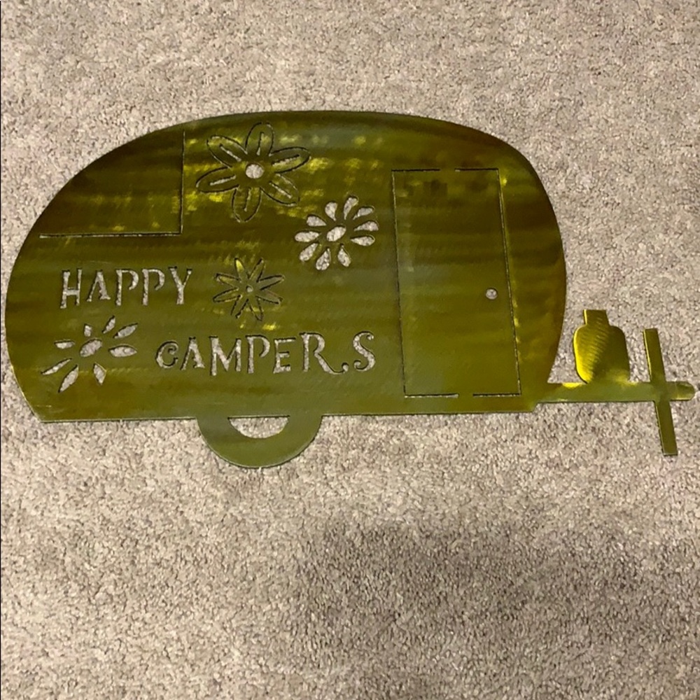 Camping Sign Steel